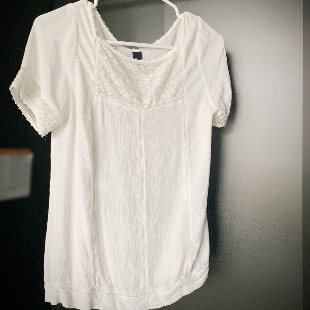 GAP White Peasant top